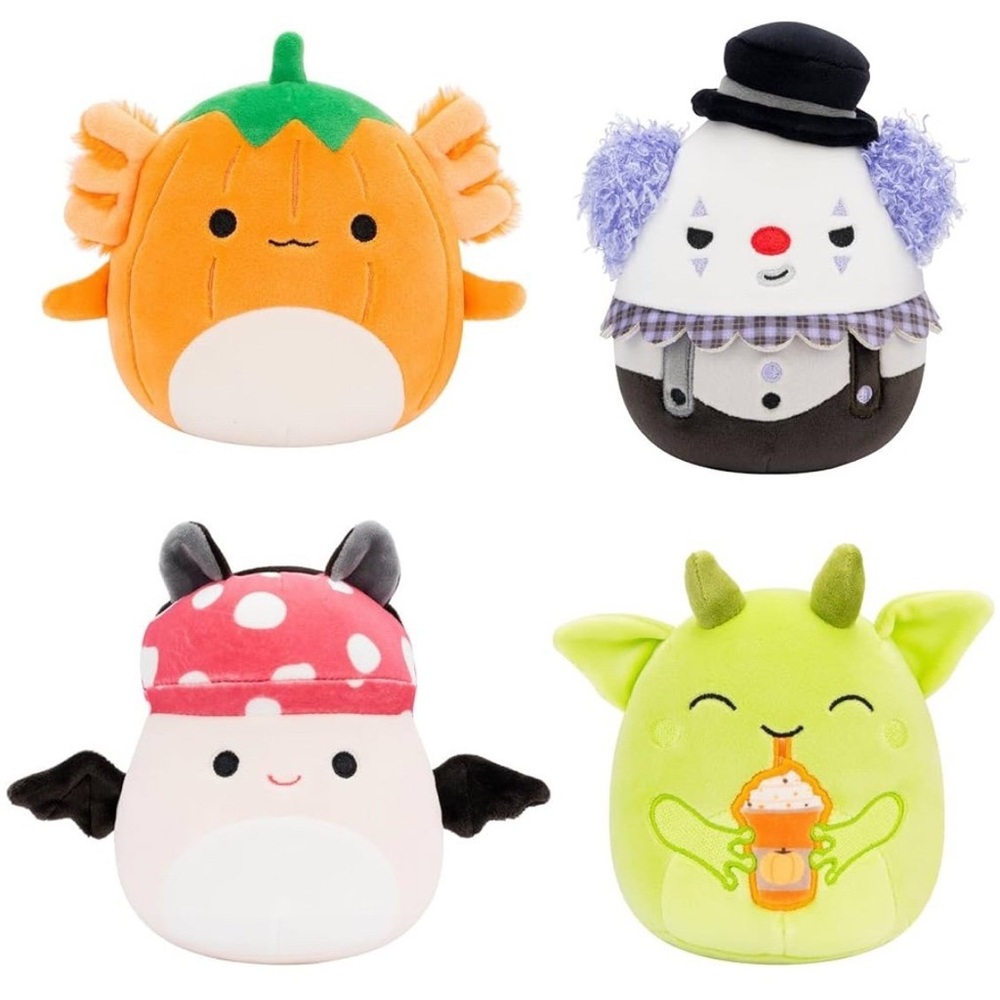 Squishmallows Limited Edition Halloween Collection 4 animals NEW RETIRED 2024